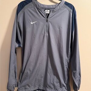 Nike Men's Windbreaker in Gray and Navy